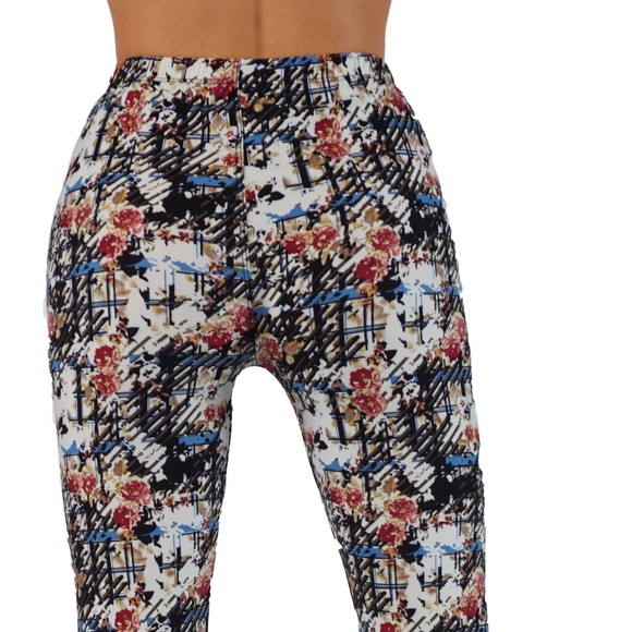 Casual super soft leggings W&B Floral - Picture 3 of 3